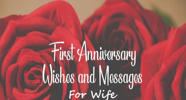 70 1st Wedding Anniversary Wishes Messages Quotes For Wife 8521