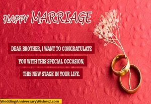{80+} Wedding Wishes, Messages, Quotes for Brother | Status