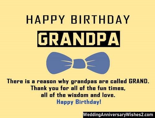 {80+} Happy Birthday Wishes, Messages, Quotes for Grandfather